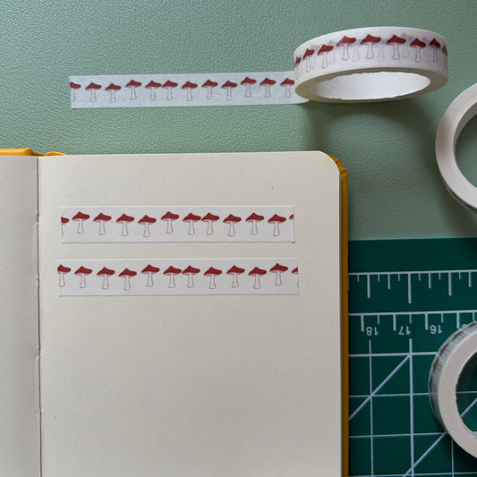 Washi Tape - Dancing Mushrooms