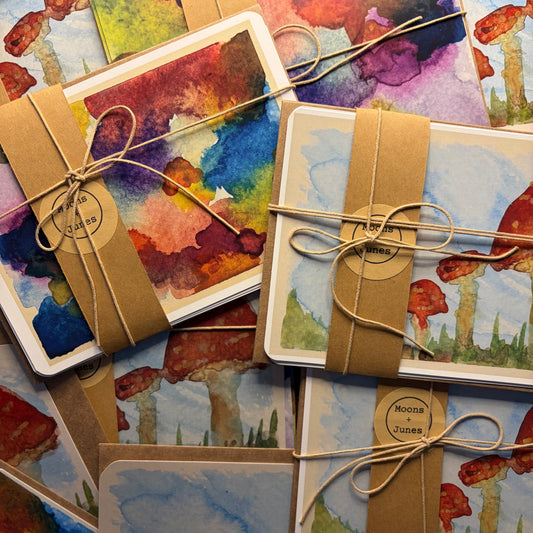 Printed Artcards Set of 4