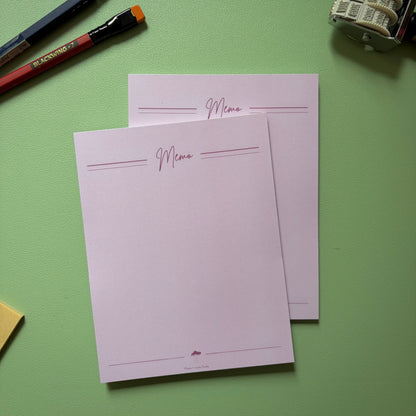 Moons+Junes Memo Pad