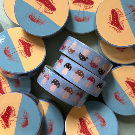 Washi Tape - Mushroom Polka