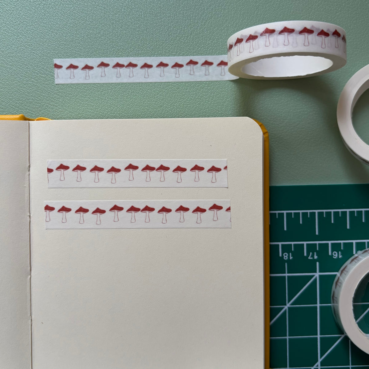 Washi Tape - Dancing Mushrooms