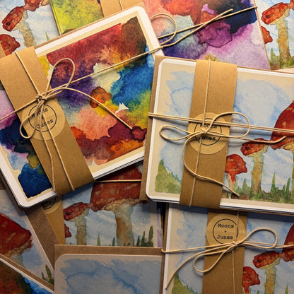 Printed Artcards Set of 4